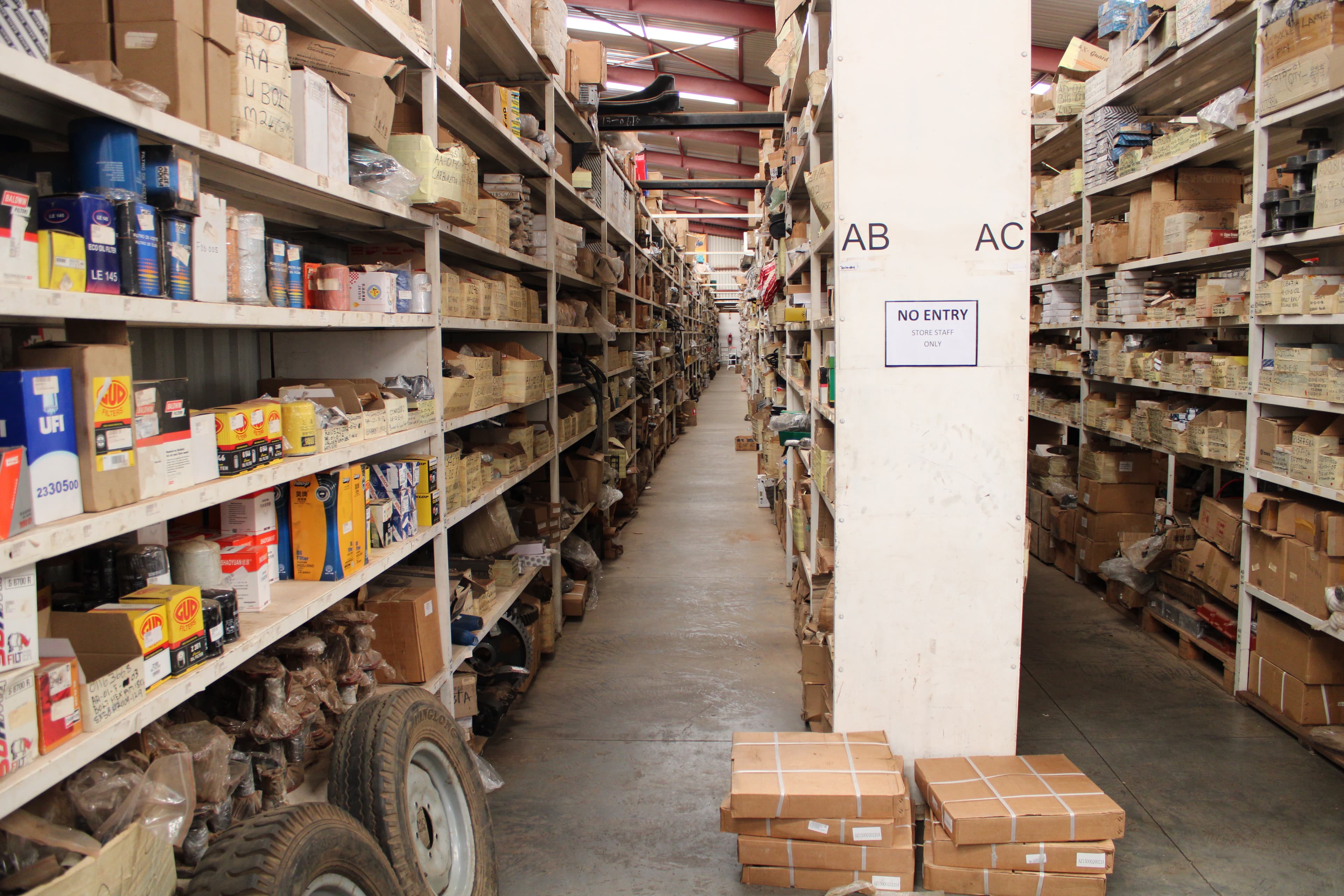 Spares Department